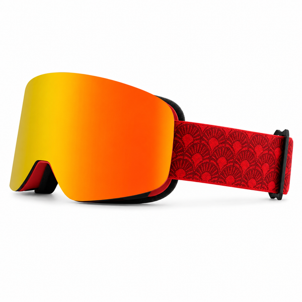 Quick-Change Magnetic Snow Goggles with Dual-Layer UV400 Protection