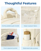 Women Backpack with Large Capacity Nylon Laptop Travel