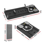 Everfit Pilates Board Foldable Reformer Multi Functional Exercise Trainer Black
