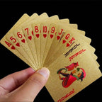 Playing Cards Plastic 24K Gold Foil