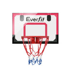 Everfit 23" Mini Basketball Hoop Backboard Door Wall Mounted Sports Kids Red