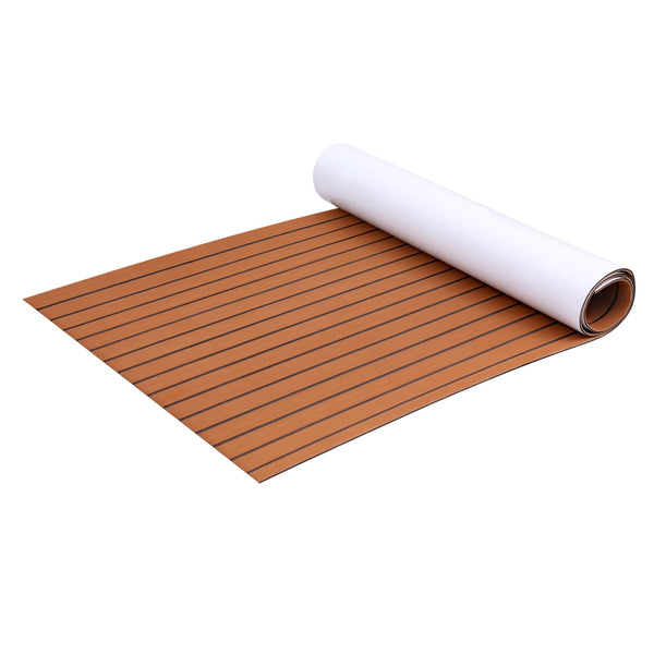 Boat Flooring Mat Decking Sheet 240x90x0.6cm Dark Brown