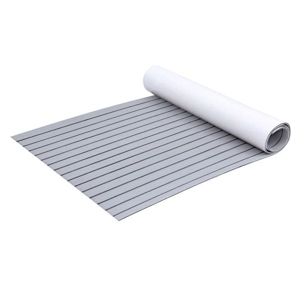 Boat Flooring Mat Decking Sheet 240x90x0.6cm Light Grey