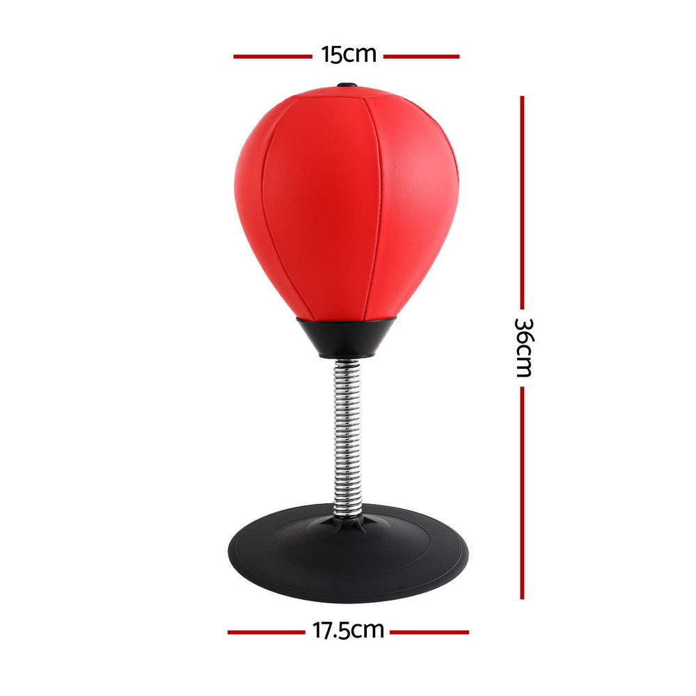 Everfit Desktop Punching Boxing Bag Stand Set with Pump Swivel Speed Balls