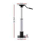 Seamanship Boat Seat Pedestal 55 - 75cm Adjustable Gas Lift 360 Degrees Swivel