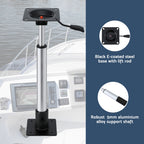 Seamanship Boat Seat Pedestal 55 - 75cm Adjustable Gas Lift 360 Degrees Swivel