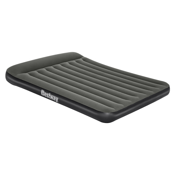 Grey Queen Inflatable Air Mattress for Camping and Guests