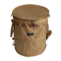 Brown bag with a visible brand logo on a white background