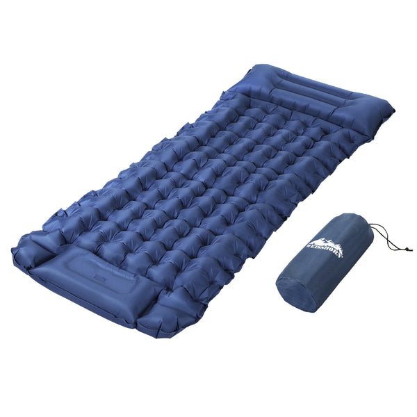 Single Self Inflating Camping Mattress with Pillow Storage Bag