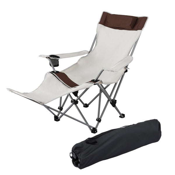 Adjustable Reclining Folding Camping Chair for Outdoor Comfort