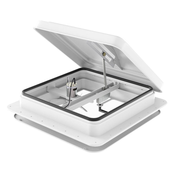 White Caravan Roof Vent Fan for RV Motorhome Airflow