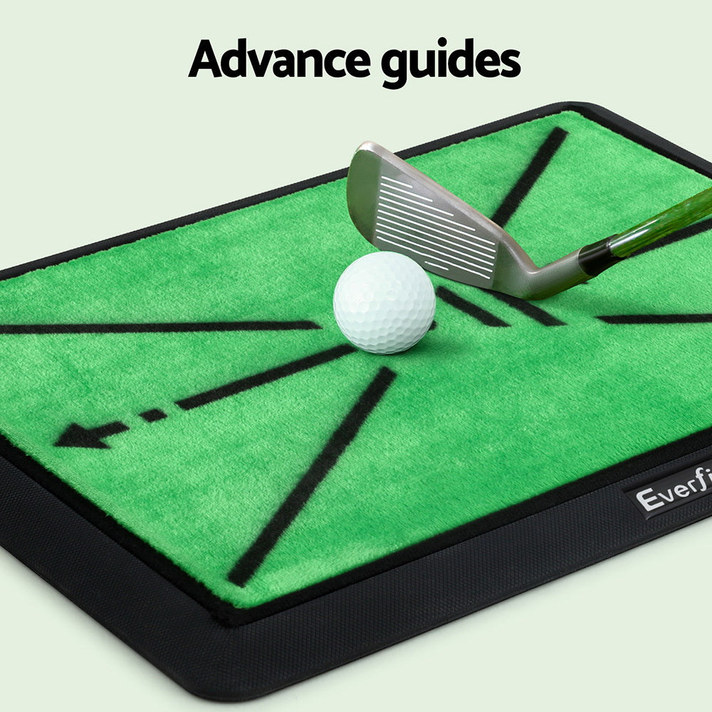 Everfit Golf Hitting Mat Training Swing Path Feedback Detection Batting 44x33cm