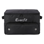 Everfit Golf Trunk Organizer for Car, 2-Tier Golf Storage Bag with Ventilated Shoe Compartment Black