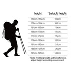 Trekking Poles Folding Aluminum Ultralight Hiking