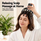 Livemor Head Massager Scalp Electric with 3 Modes, 360 Degree Head Massager Cordless Portable, Head Scratcher for Stress Relax