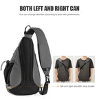 Sling Bag Crossbody Water-Repellent USB Travel