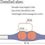 Breast Massager with Electric Wireless Hot Compress Bra