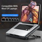 Laptop Cooler Stand Adjustable Dual Fan USB