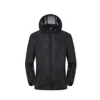 Jacket with Waterproof Quick Dry UV Protection for Hiking (4XL-Black)