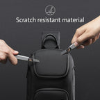 Men Crossbody Bag with Waterproof iPad Travel Messenger