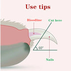 Pet Nail Clipper LED Light Grooming Scissors