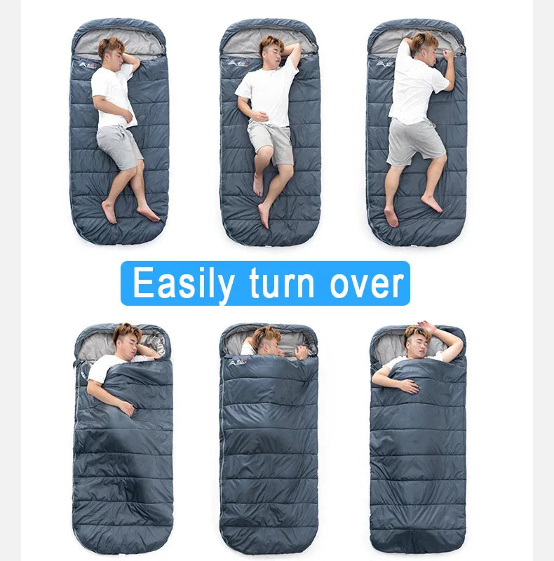 Camping Sleeping Bag with Lightweight 3 Season Adult Large