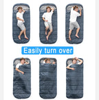 Camping Sleeping Bag with Lightweight 3 Season Adult Large
