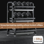 Kitchen Storage Rack 3-Tier Carbon Steel Organizer
