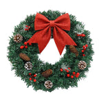 Best Christmas Wreath Red Bow Pine Cones | Buy Online at Furniture Things Australia