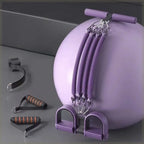 Multi-Functional Resistance Pedal Tension Rope (Purple)