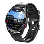 Smart Watch with Fitness Tracker (Shiny Black)