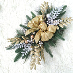 Christmas Gold Wreath Stair for Hanging Decoration