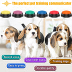 Dog Training Buttons Recordable Talking Pet Interactive Light