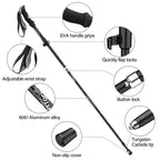 Trekking Poles Folding Aluminum Ultralight Hiking