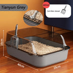 Cat Litter Box (Titanium Grey)