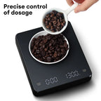 Coffee Scale Digital Precision Timer LED USB Rechargeable