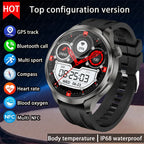 Smart Watch Men Waterproof Fitness GPS Bluetooth Call