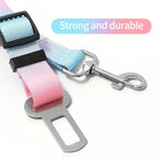 Pet Car Safety Belt Adjustable Nylon Buckle