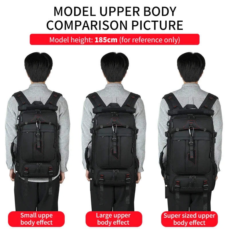 Backpack with 70L Large Capacity for Hiking