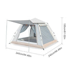 Automatic Tent Quick Open with Canopy 4–6 Person