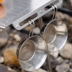 Camping Table with Folding Stainless Heat-Resistant