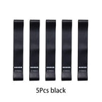 5-Level Resistance Workout Bands Set (Black)