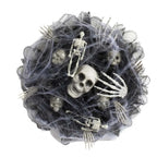 Best Halloween Wreath Skeleton Spider Web Black | Buy Online at Furniture Things Australia