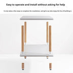 Bedside table with Modern Small Storage