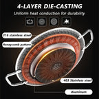 Camping Non Stick Folding Grill Pan