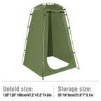 Outdoor Privacy Shower Tent with Waterproof UV Protection