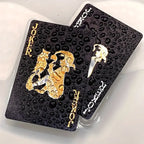 Playing Cards Black Gold Waterproof Poker Deck