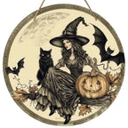 Best Wooden Halloween Sign Witch Pumpkin | Buy Online at Furniture Things Australia