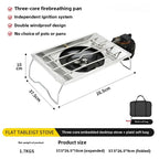 Folding Stainless Steel Gas Burner 8000W
