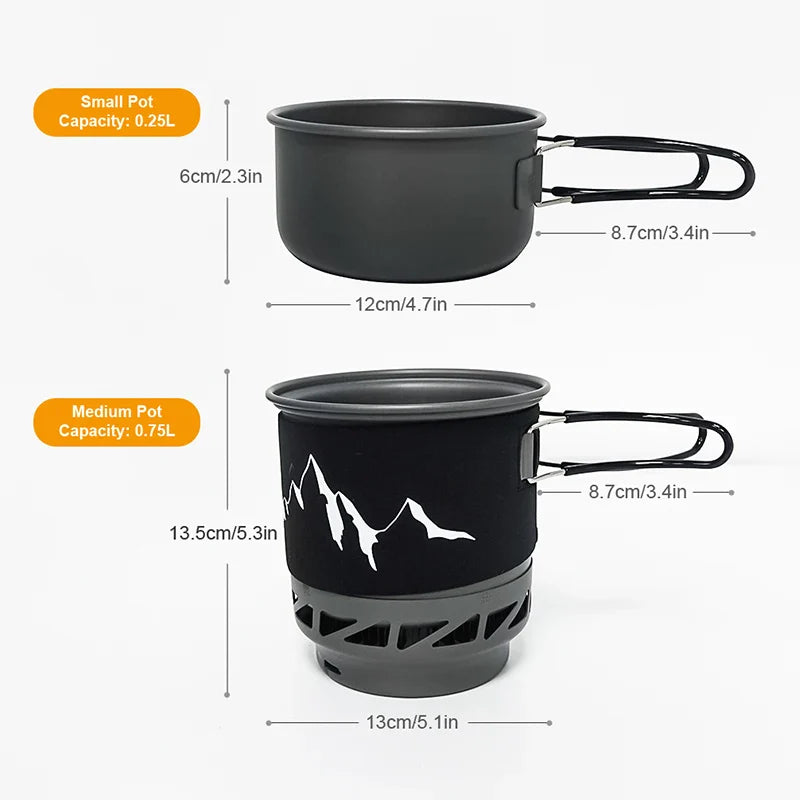 Camping Cooking Set Stove System